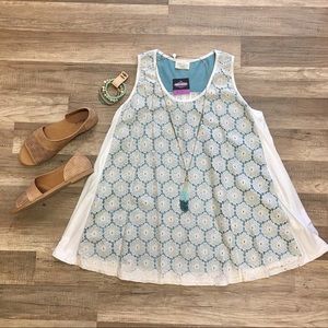 143 Story layered flowy tank